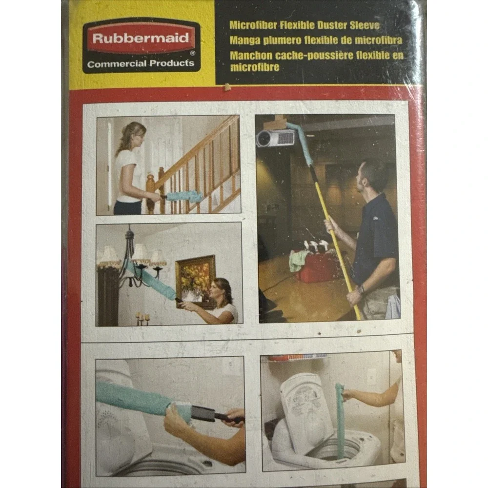 Rubbermaid Commercial Microfiber Flexible Duster Replacement Sleeve (Q851-20) 06